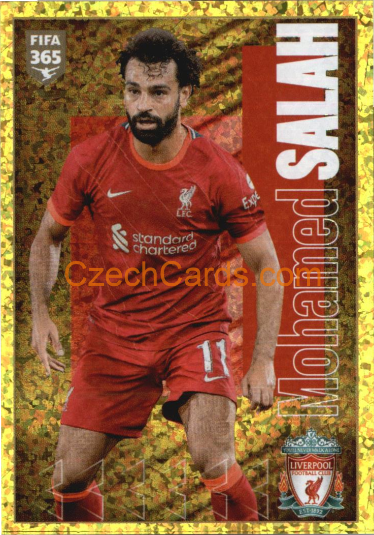 Mohamed Salah 2022 Panini FIFA 365 sticker foil #60