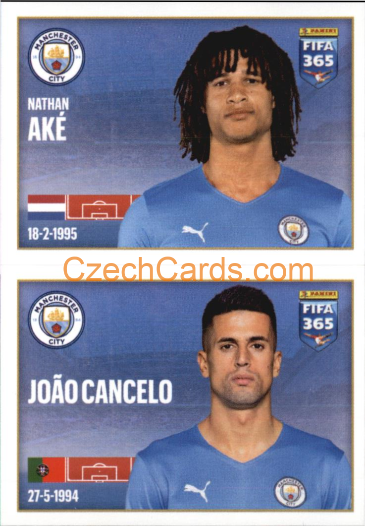 Nathan Aké / João Cancelo 2022 Panini FIFA 365 sticker #65