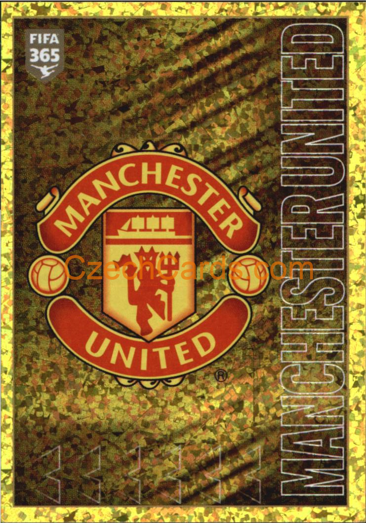Manchester United Logo 2022 Panini FIFA 365 sticker foil #89