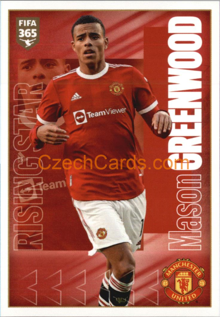 Mason Greenwood 2022 Panini FIFA 365 sticker #91