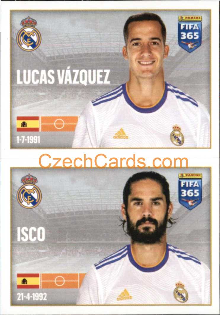 Lucas Vázquez / Isco 2022 Panini FIFA 365 sticker #128