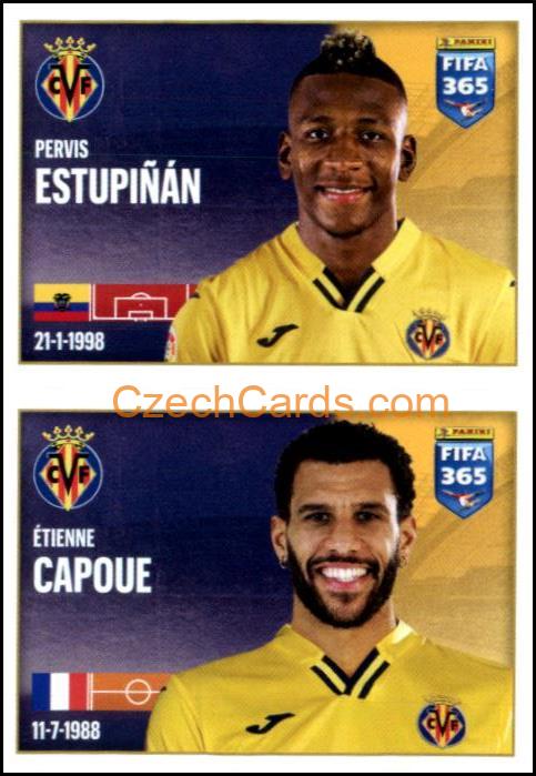 Pervis Estupiñán / Étienne Capoue 2022 Panini FIFA 365 sticker #143