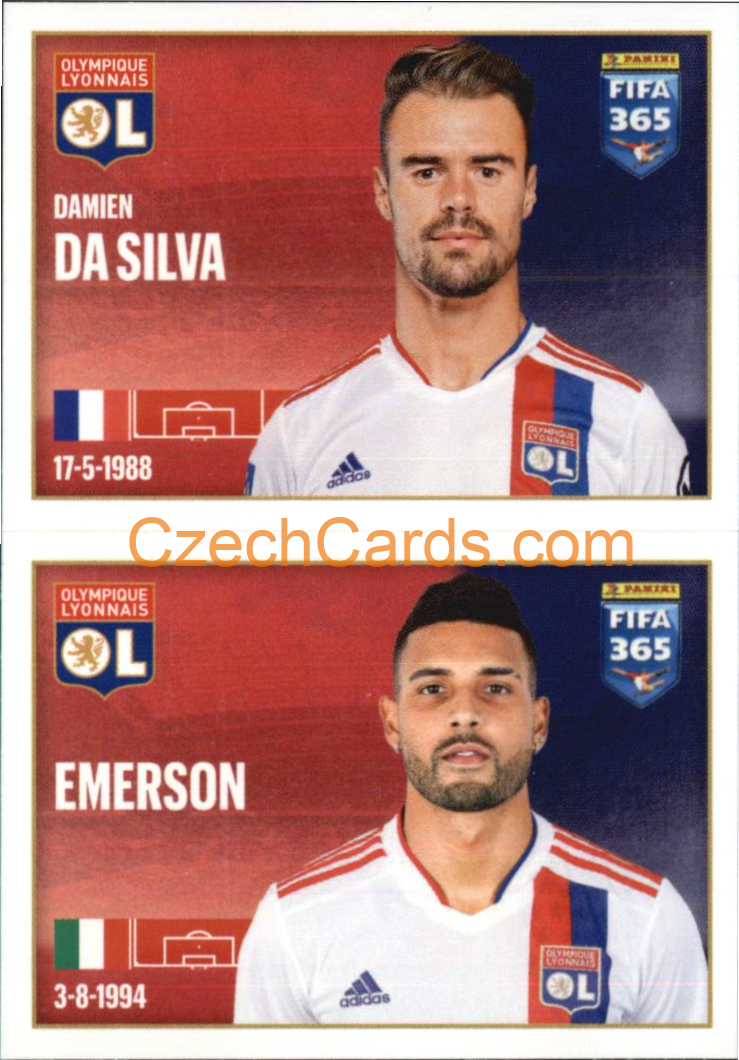 Damien Da Silva / Emerson Palmieri 2022 Panini FIFA 365 sticker #155