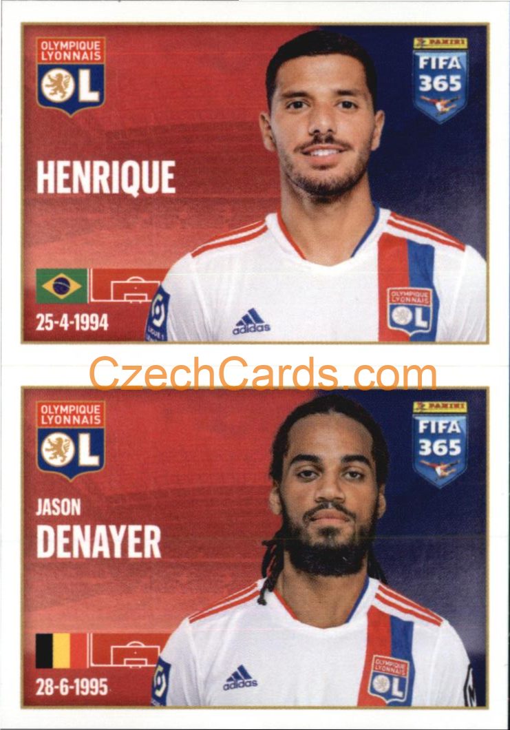 Henrique / Jason Denayer 2022 Panini FIFA 365 sticker #156