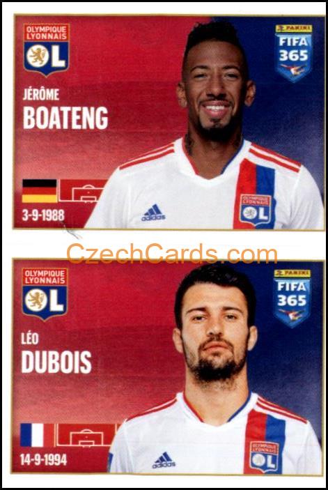 Jérôme Boateng / Léo Dubois 2022 Panini FIFA 365 sticker #157