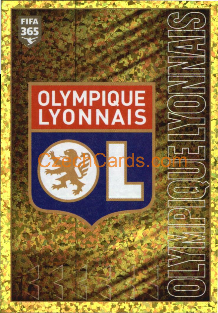 Olympique Lyonnais Logo 2022 Panini FIFA 365 sticker foil #164