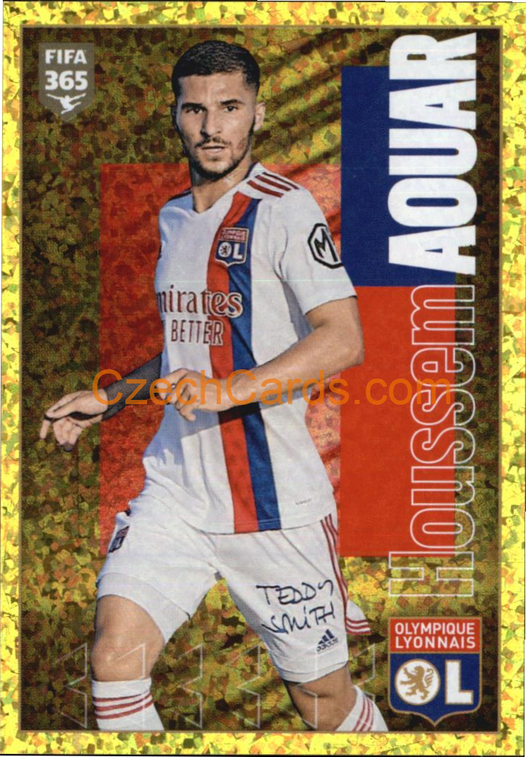 Houssem Aouar 2022 Panini FIFA 365 sticker foil #165