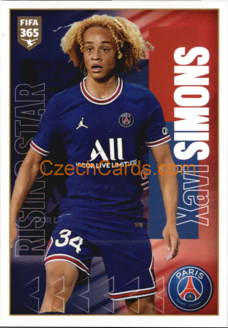 Xavi Simons 2022 Panini FIFA 365 sticker #181