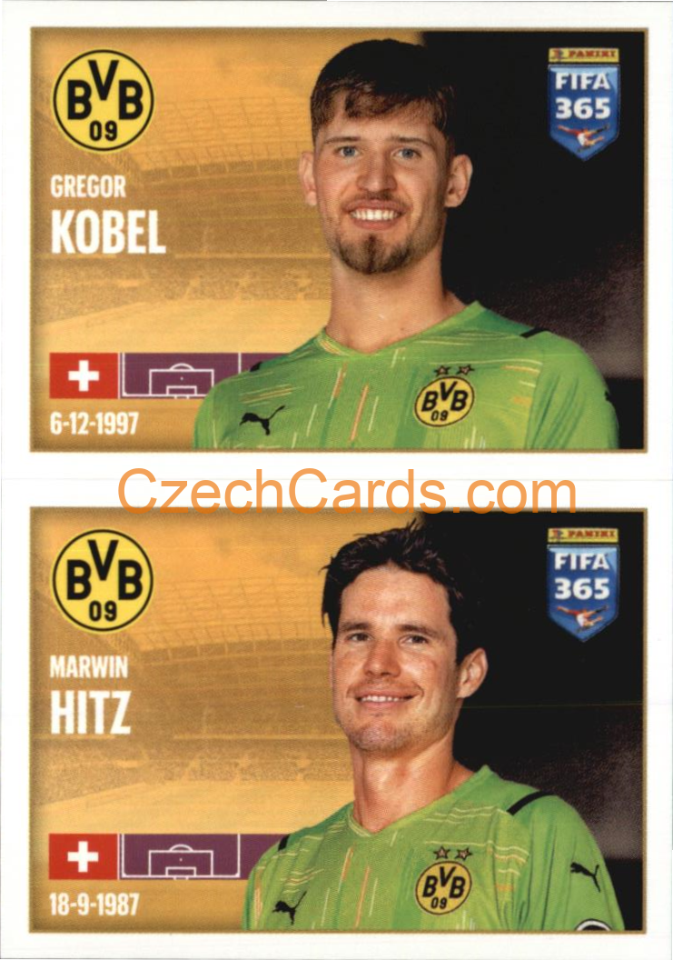 Gregor Kobel / Marwin Hitz 2022 Panini FIFA 365 sticker #199