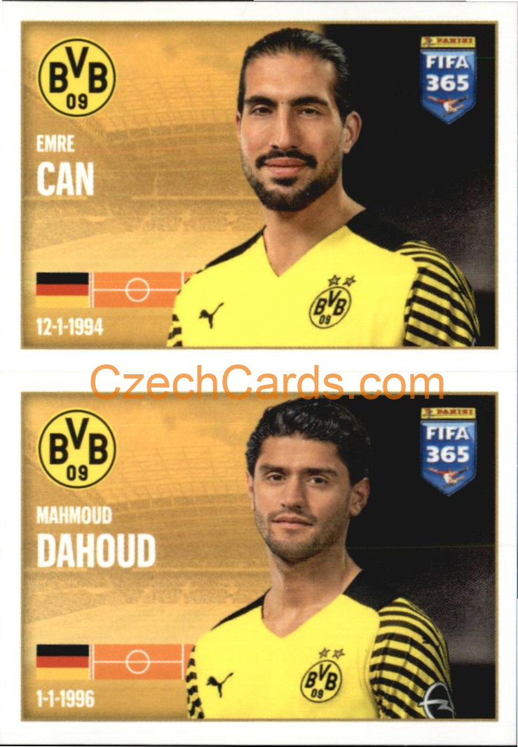 Emre Can / Mahmoud Dahoud 2022 Panini FIFA 365 sticker #204