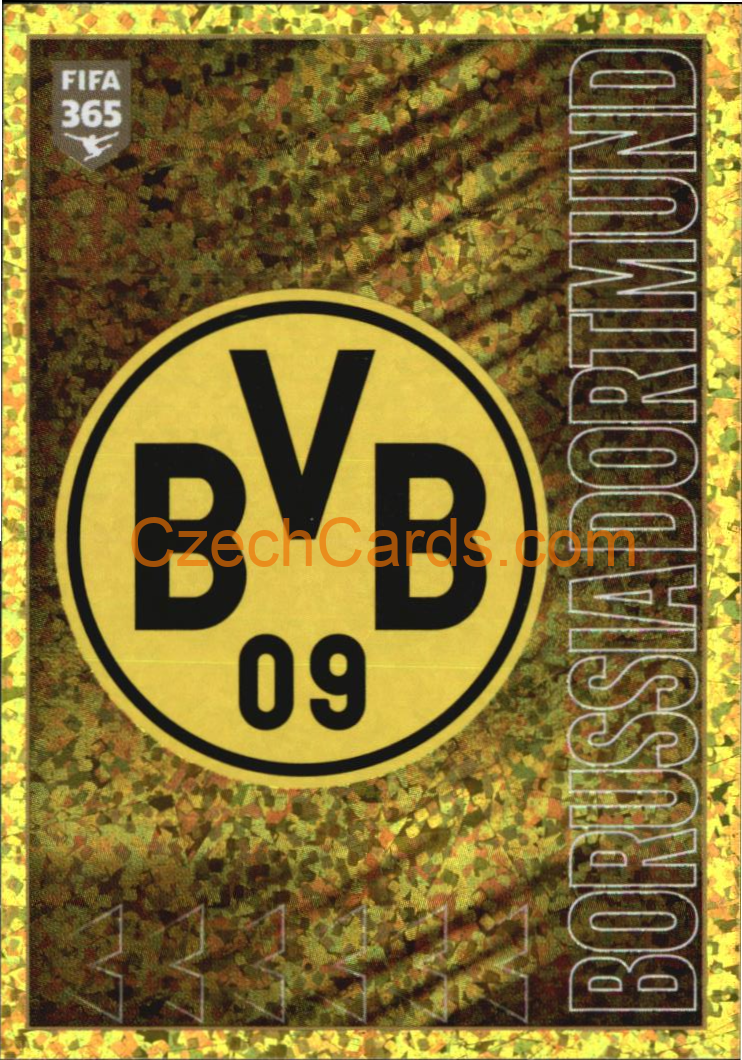 Borussia Dortmund Logo 2022 Panini FIFA 365 sticker foil #209