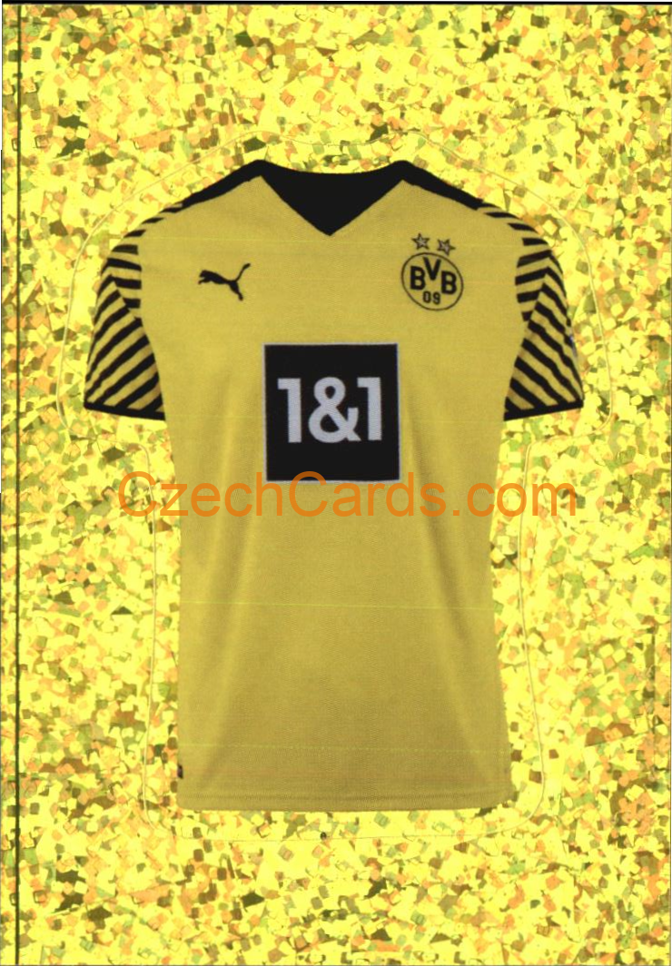 Borussia Dortmund team uniform 2022 Panini FIFA 365 sticker foil #212