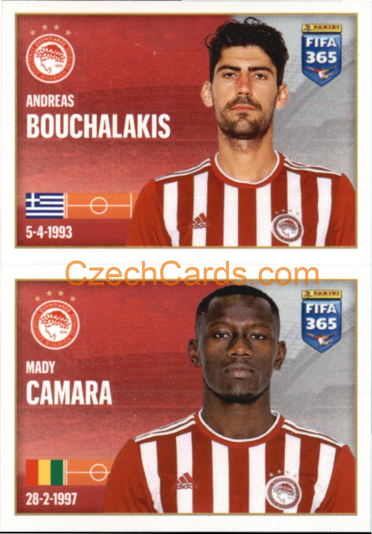 Andreas Bouchalakis / Mady Camara 2022 Panini FIFA 365 sticker #218