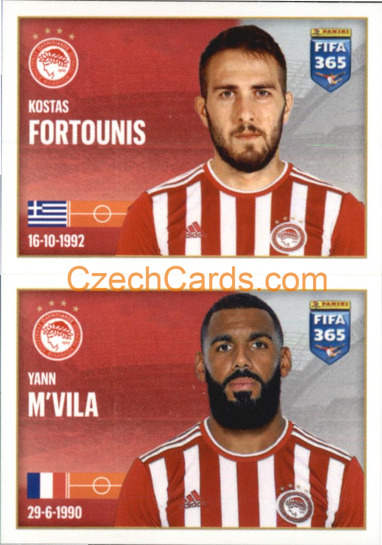 Kostas Fortounis / Yann M’Vila 2022 Panini FIFA 365 sticker #219