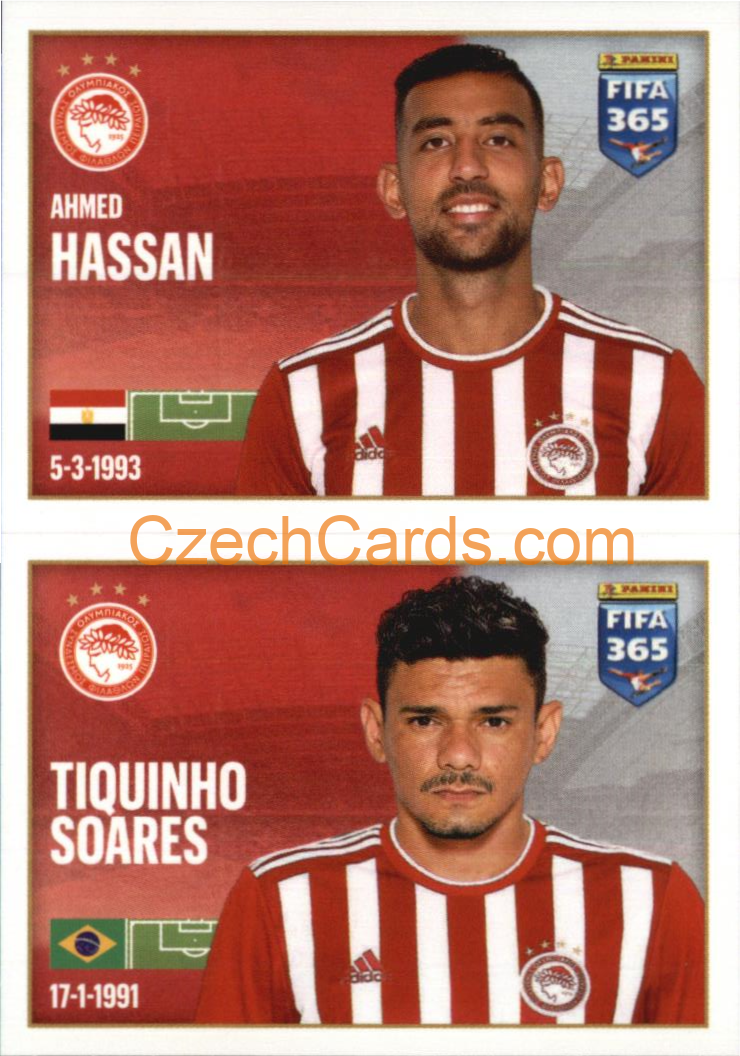 Ahmed Hassan / Tiquinho Soares 2022 Panini FIFA 365 sticker #223
