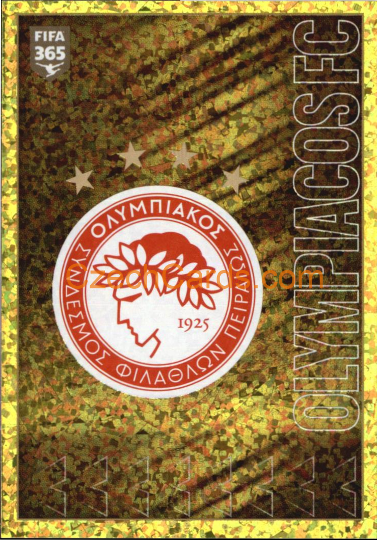 Olympiacos FC Logo 2022 Panini FIFA 365 sticker foil #224