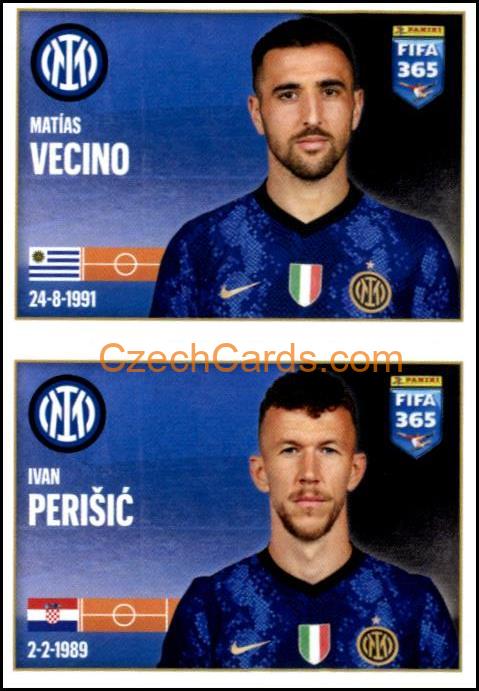 Matías Vecino / Ivan Perišić 2022 Panini FIFA 365 sticker #250