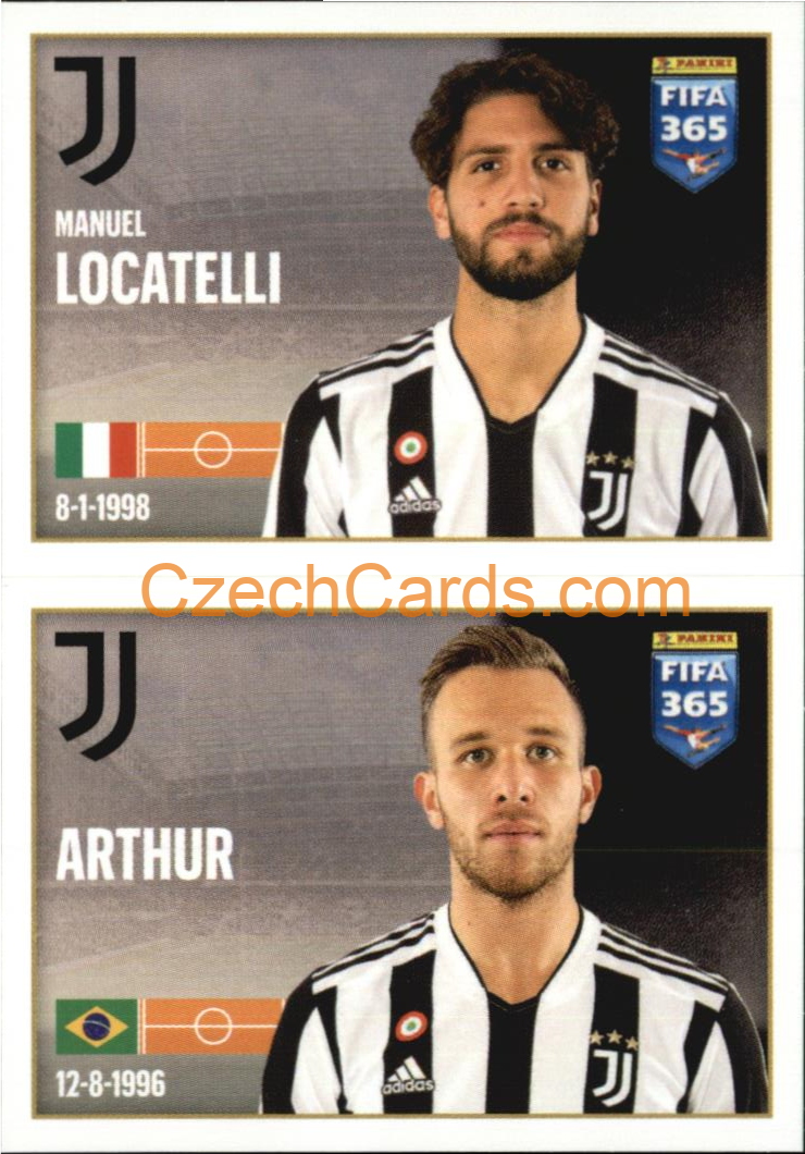 Manuel Locatelli / Arthur 2022 Panini FIFA 365 sticker #263