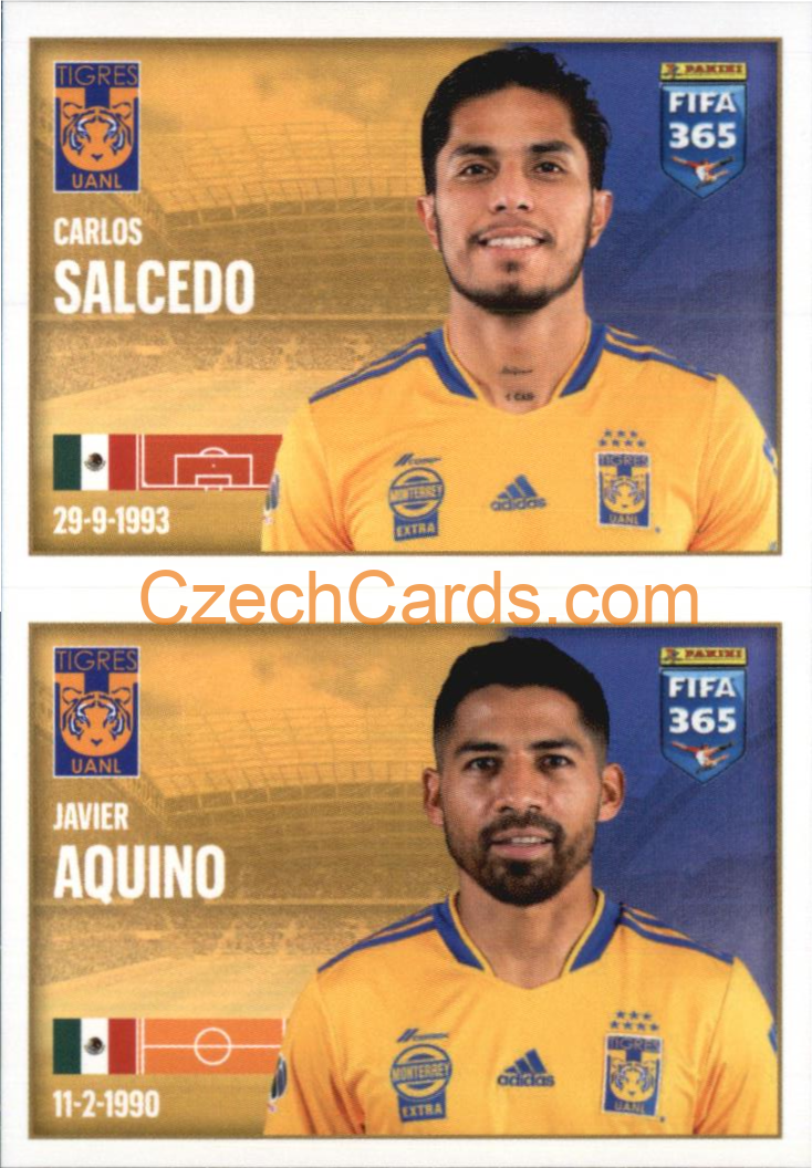 Carlos Salcedo / Javier Aquino 2022 Panini FIFA 365 sticker #292