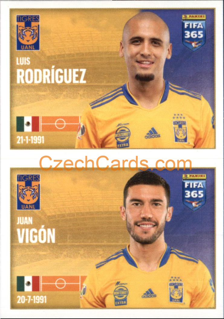 Luis Rodríguez / Juan Vigón 2022 Panini FIFA 365 sticker #295