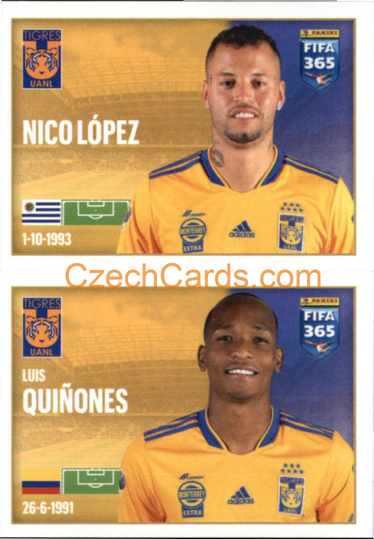 Nico López / Luis Quiñones 2022 Panini FIFA 365 sticker #298