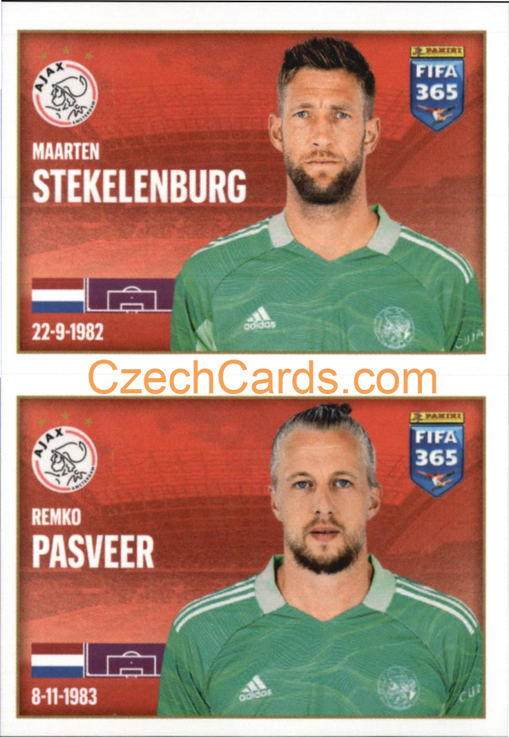 Maarten Stekelenburg / Remko Pasveer 2022 Panini FIFA 365 sticker #304