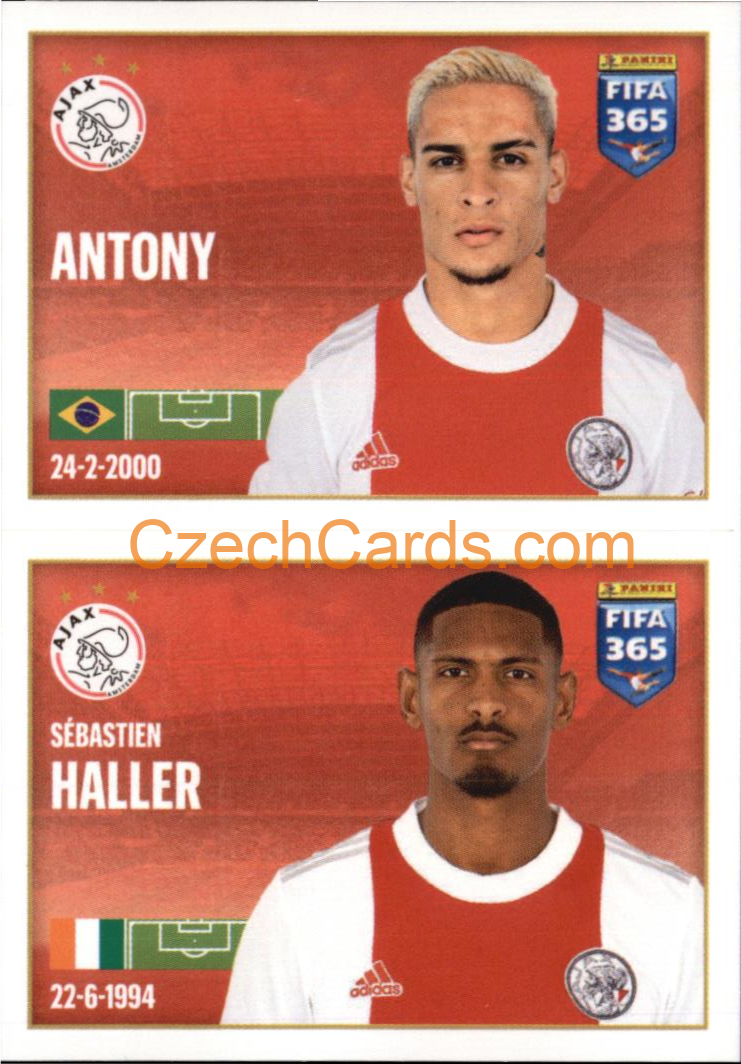 Antony / Sébastien Haller 2022 Panini FIFA 365 sticker #312