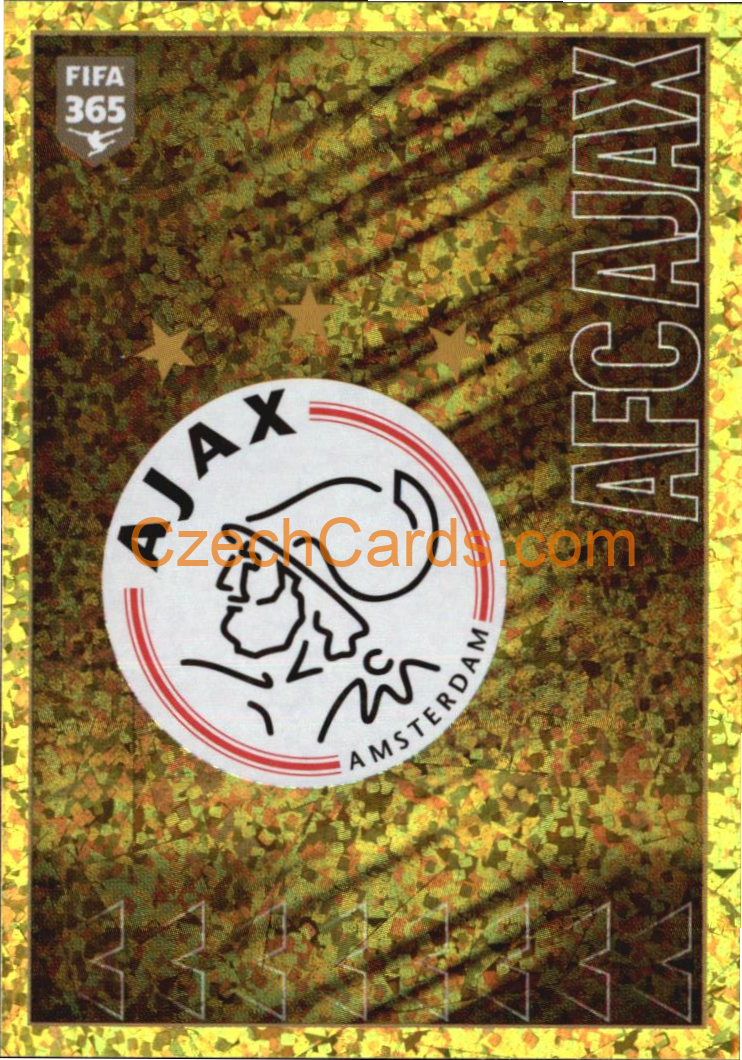 AFC Ajax Logo 2022 Panini FIFA 365 sticker foil #314