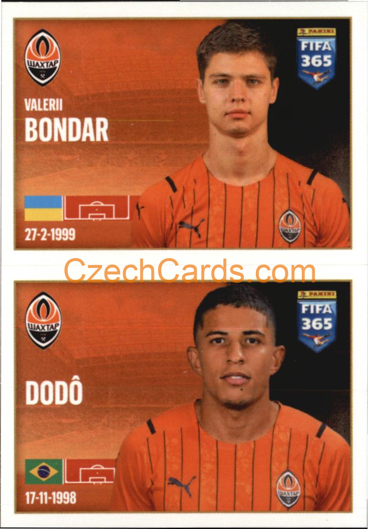 Valerii Bondar / Dodô 2022 Panini FIFA 365 sticker #320
