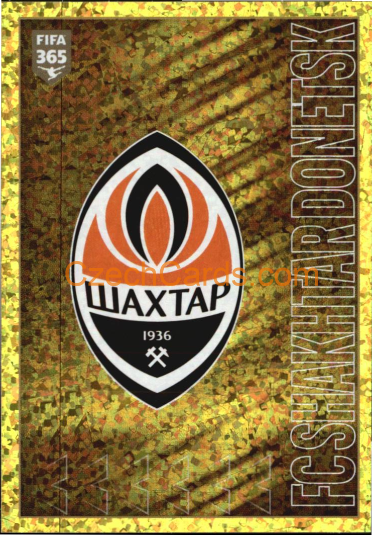 FC Shakhtar Donetsk Logo 2022 Panini FIFA 365 sticker foil #329