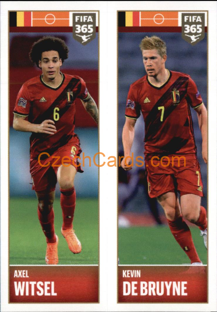 Axel Witsel / Kevin De Bruyne 2022 Panini FIFA 365 sticker #354