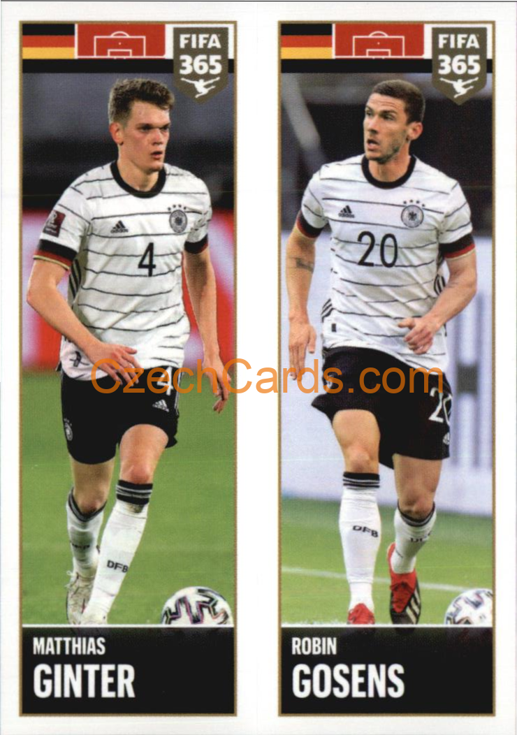 Matthias Ginter / Robin Gosens 2022 Panini FIFA 365 sticker #381