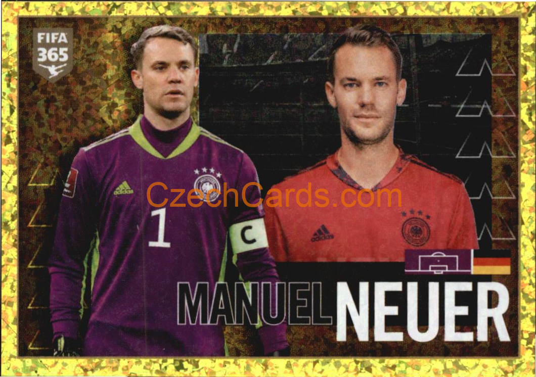 Manuel Neuer 2022 Panini FIFA 365 sticker foil #382