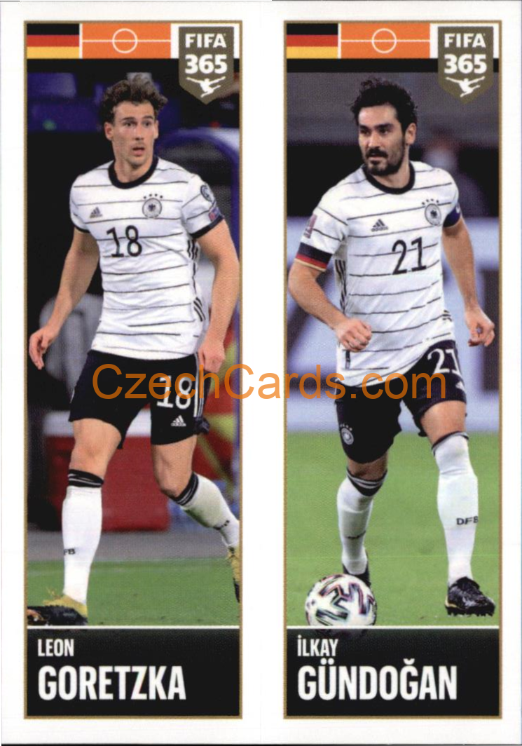 Leon Goretzka / İlkay Gündoğan 2022 Panini FIFA 365 sticker #386