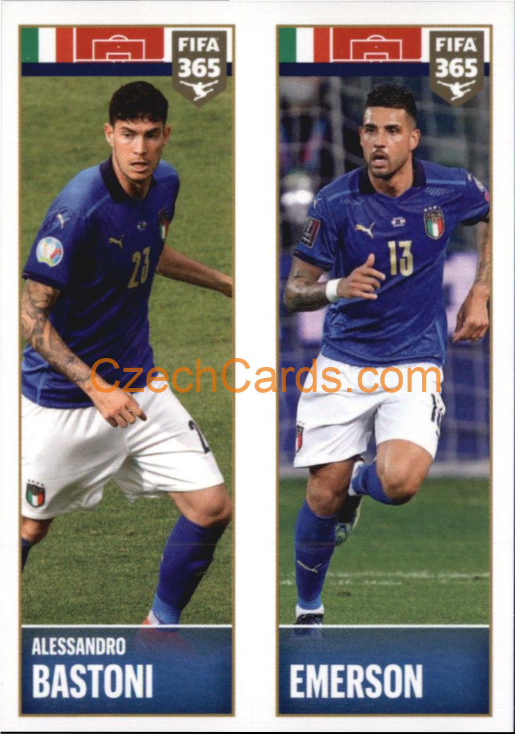Alessandro Bastoni / Emerson Palmieri 2022 Panini FIFA 365 sticker #391