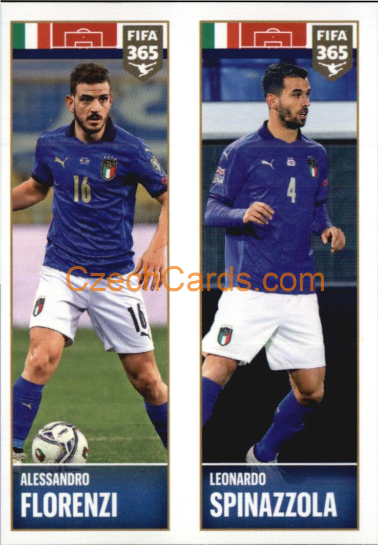 Alessandro Florenzi / Leonardo Spinazzola 2022 Panini FIFA 365 sticker #392