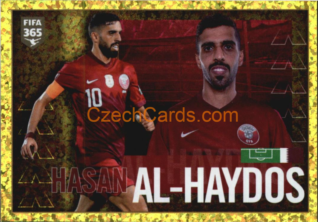 Hasan Al-Haydos 2022 Panini FIFA 365 sticker foil #398