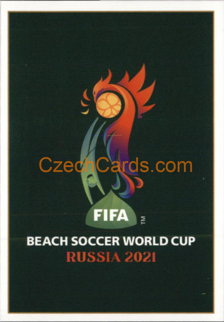FIFA Beach Soccer World Cup Russia 2021™ logo 2022 Panini FIFA 365 sticker #416
