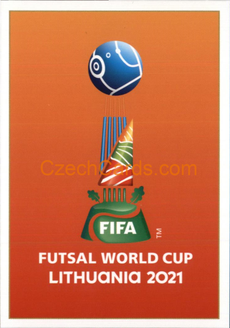 FIFA Futsal World Cup Lithuania 2021™ logo 2022 Panini FIFA 365 sticker #418