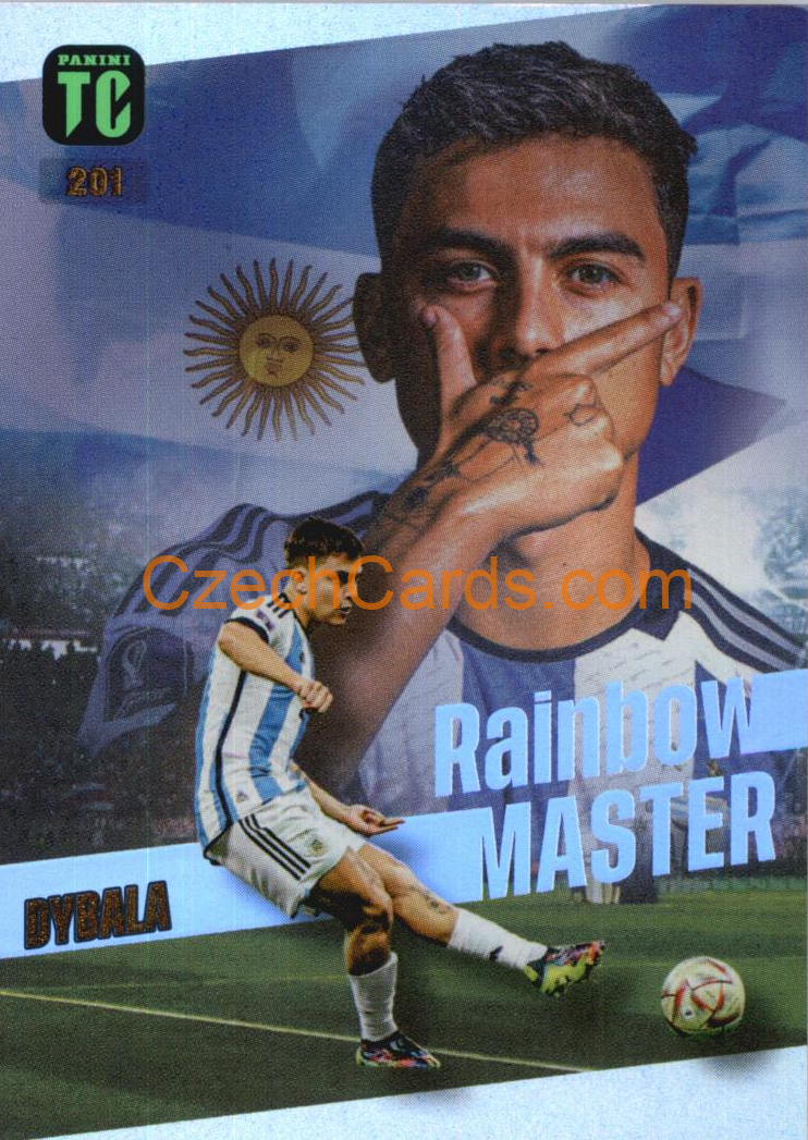 Paulo Dybala 2023 Panini Top Class Rainbow Master #201