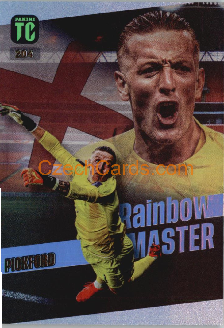Jordan Pickford 2023 Panini Top Class Rainbow Master #204