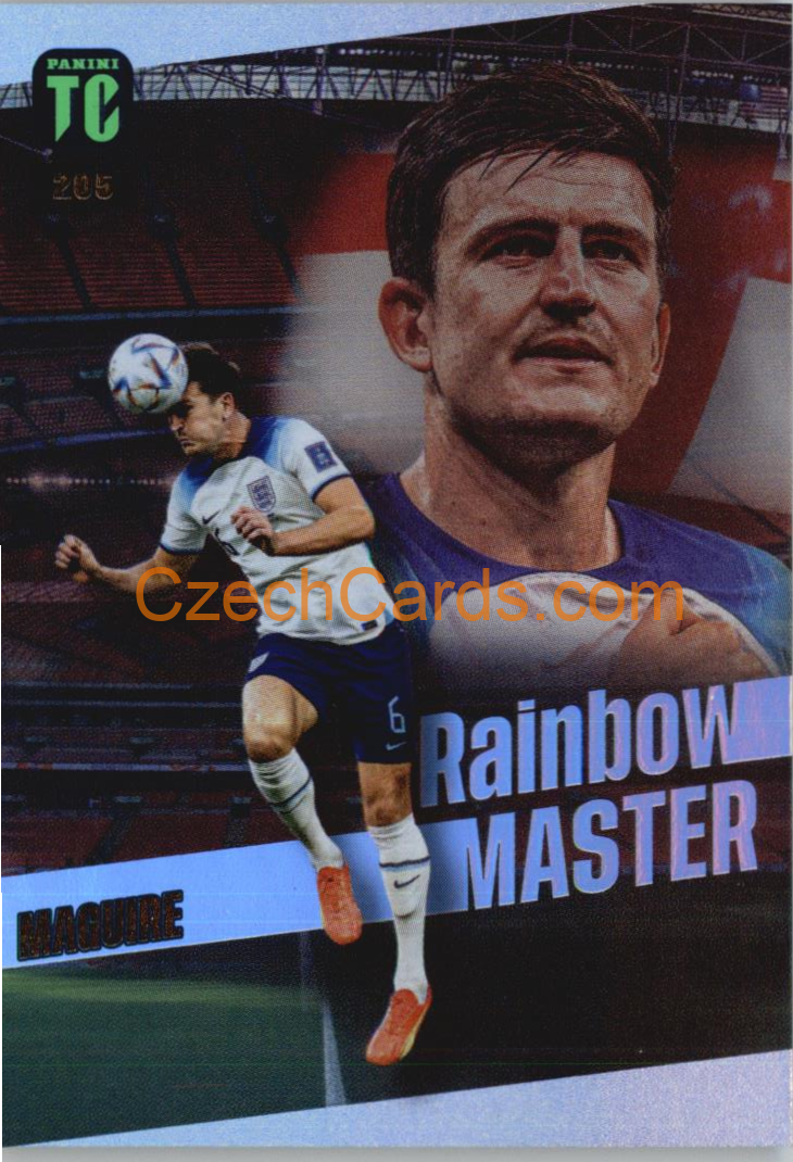 Harry Maguire 2023 Panini Top Class Rainbow Master #205