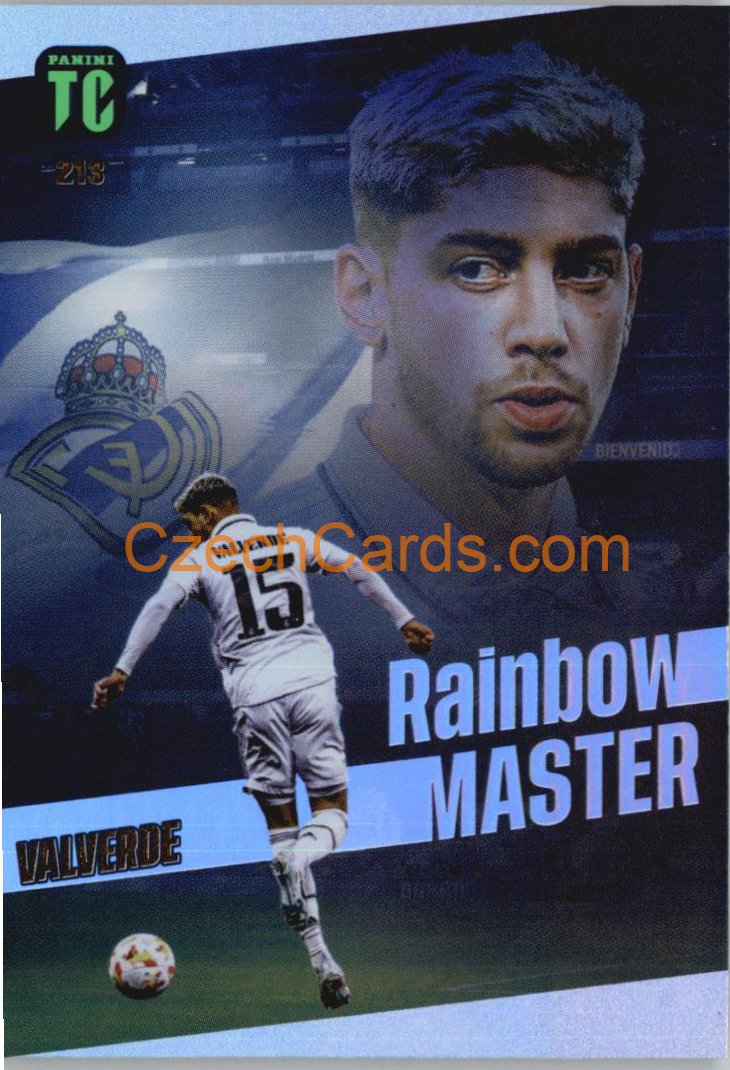 Federico Valverde 2023 Panini Top Class Rainbow Master #213
