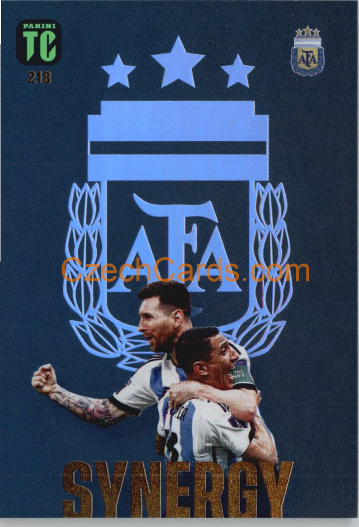 Lionel Messi / Ángel Di Maria 2023 Panini Top Class Synergy #218