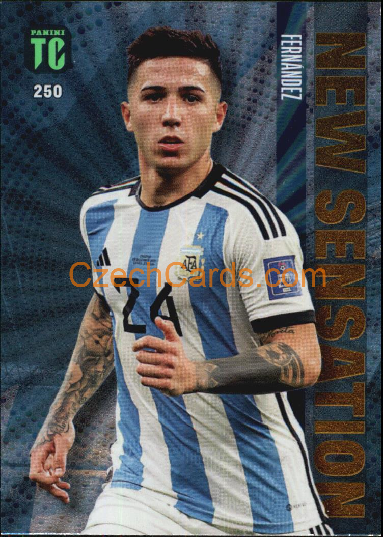Enzo Fernández 2023 Panini Top Class New Sensation #250