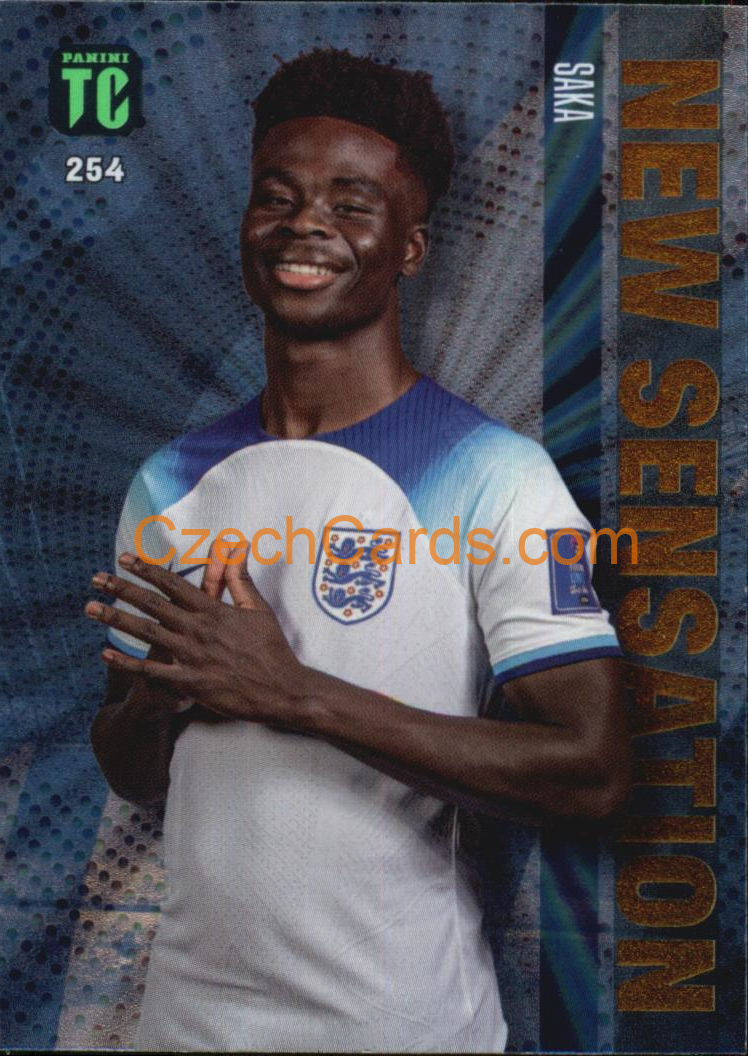 Bukayo Saka 2023 Panini Top Class New Sensation #254