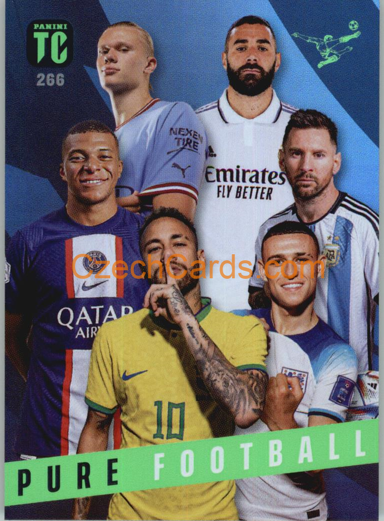 Haaland, Benzema, Mbappé, Mesi, Neymar, Foden 2023 Panini Top Class #266