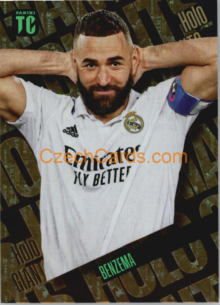 Karim Benzema 2023 Panini Top Class Holo Giant #HG-KB