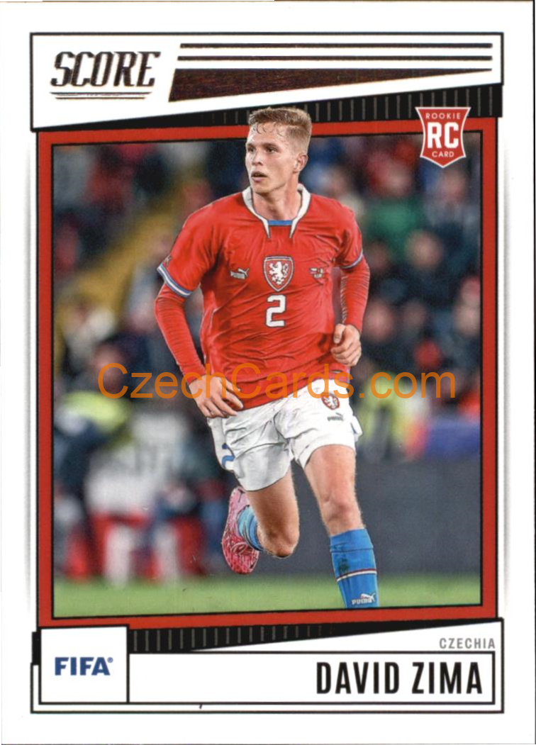 David Zima 2022/23 Panini SCORE FIFA #39 RC