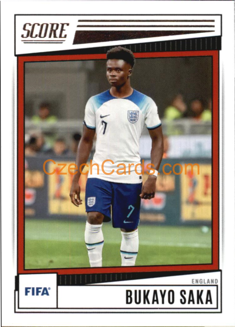 Bukayo Saka 2022/23 Panini SCORE FIFA #43